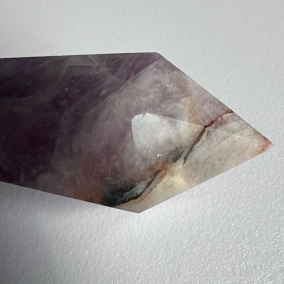 Amethyst Crazy Lace Crystal Wand (#6) - Picture 7 of 11